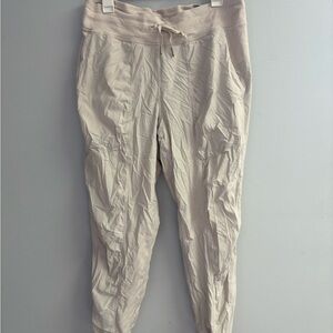 Lululemon Athletica Cream Track Pants